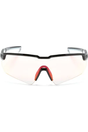 Tommy Hilfiger Mirrored-lenses biker-style sunglasses