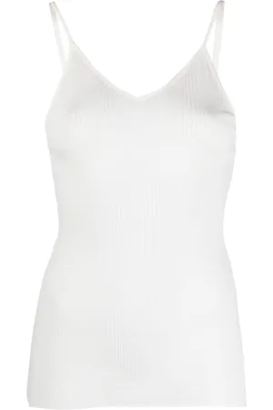 Khaite Mona semi-sheer tank top