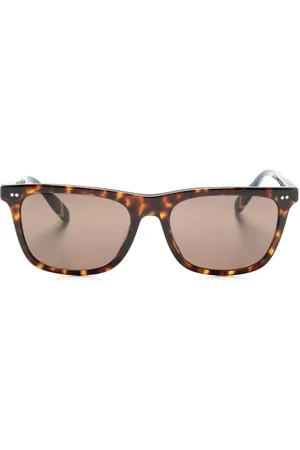 Ralph Lauren Tortoiseshell-effect square-frame sunglasses