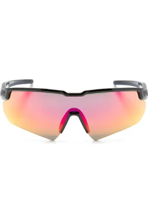 Tommy Hilfiger Mirrored-lenses biker-style sunglasses