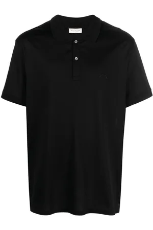 Alexander McQueen Seal logo-embroidered polo shirt