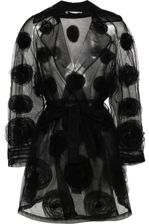 Viktor & Rolf Tulle floral-appliqué blazer