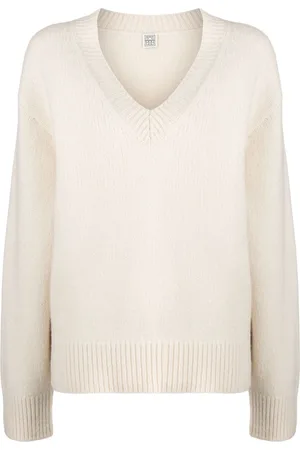 Totême V-Neck wool-cashmere jumper