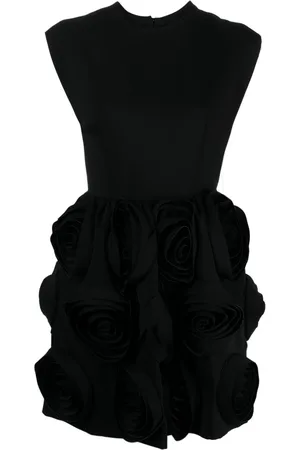 Viktor & Rolf Floral-motif cut-out minidress