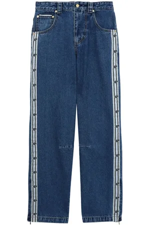Eytys Titan logo-tape wide-leg jeans