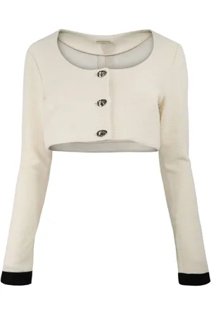 ALEXIS Vernazza button-up cropped cardigan
