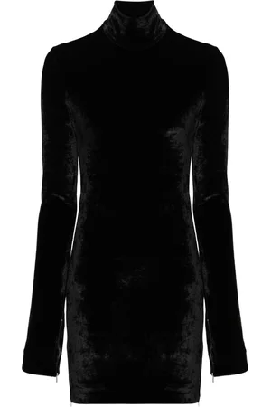 Jil Sander High-neck velvet-finish top