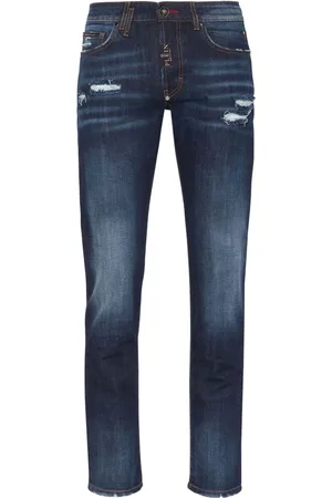 Philipp Plein Distressed-effect skinny jeans