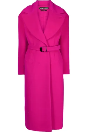 Tom Ford Faux-fur belted coat