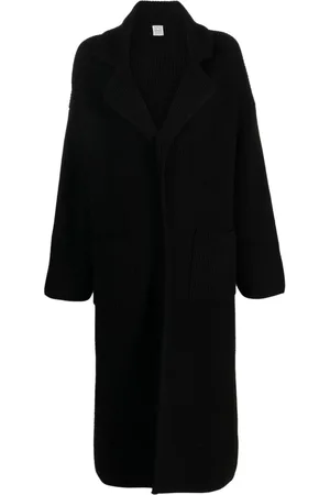 Totême Drop-shoulder ribbed-knit cardigan