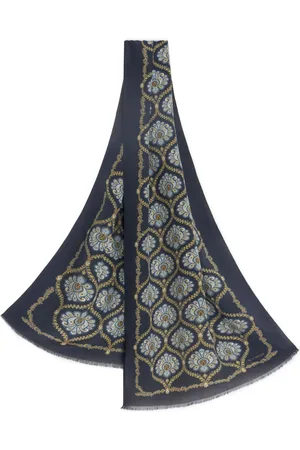 Etro Graphic-print silk scarf