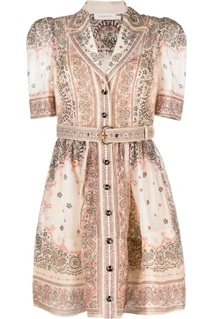 ZIMMERMANN Matchmaker paisley-print mini shirtdress