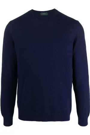 ZANONE Crew-neck alpaca-blend jumper