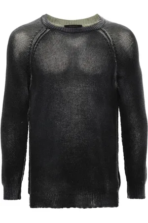 TRANSIT Spray paint-effect crew-neck jumper