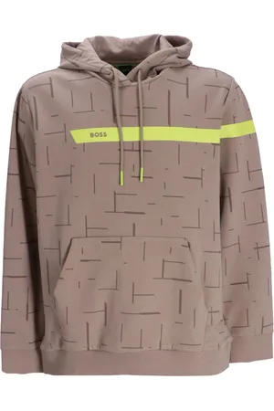 HUGO BOSS Saggy logo-print hoodie