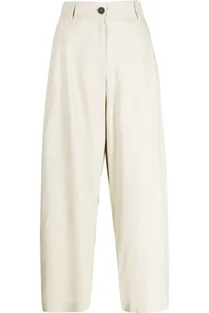 STUDIO NICHOLSON High-waist cropped trousers