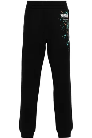 Moschino Logo-print cotton track pants