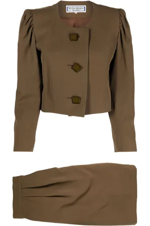 Saint Laurent Single-breasted skirt suit