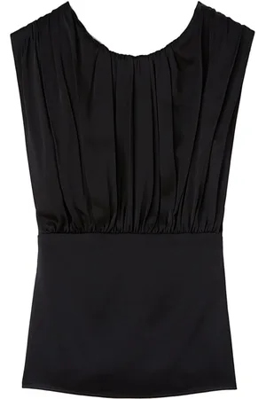 Jil Sander Gathered satin top