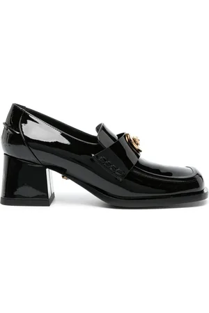 VERSACE Alia 55mm leather loafers