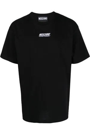Moschino Logo-embroidered cotton T-shirt
