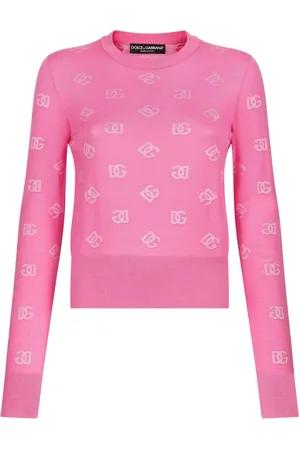 Dolce & Gabbana Logo-jacquard crew-neck jumper