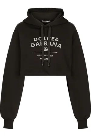 Dolce & Gabbana Logo-print cotton-blend hoodie