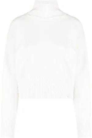 Calvin Klein Bouclé-design drop shoulder jumper