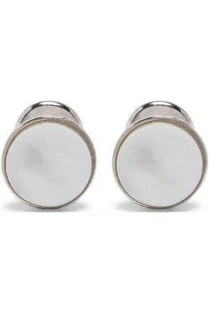 Fursac Engraved-logo detail cufflinks