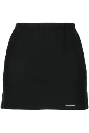 Alexander Wang Logo-appliqué mini skirt