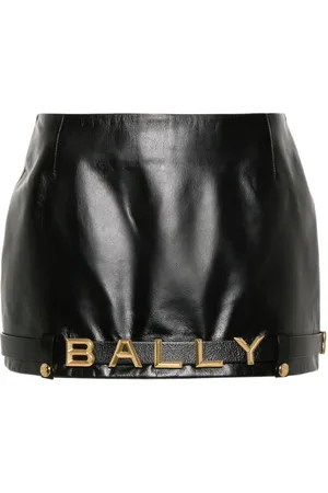 Bally Logo-embellished belted miniskirt