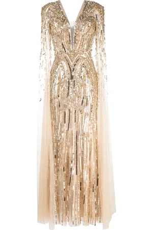 Jenny Packham Planelto sequin-embellished maxi dress