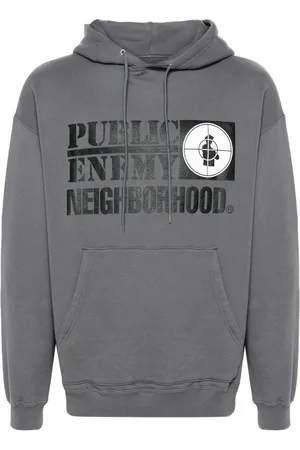 NEIGHBORHOOD X Public Enemy graphic-print hoodie