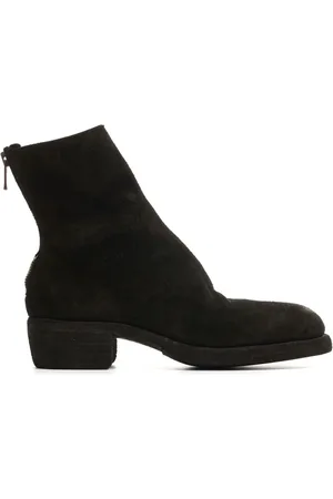 GUIDI Suede ankle boots