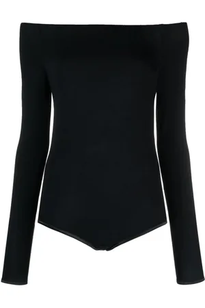 Ioana Ciolacu Off-shoulder long-sleeve bodysuit