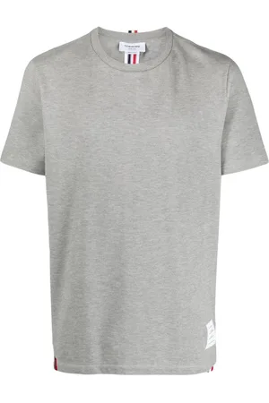 Thom Browne RWB-stripe piqué T-shirt
