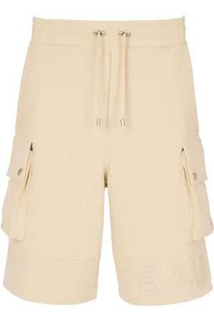 Balmain Logo-embossed cargo shorts