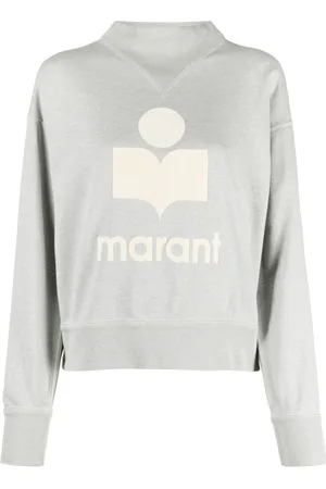 Marant Etoile Moby flocked-logo sweatshirt