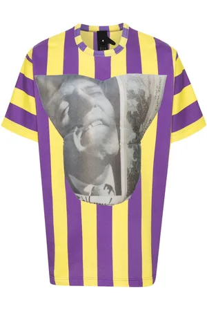 BERNHARD WILLHELM Vertical-striped T-shirt