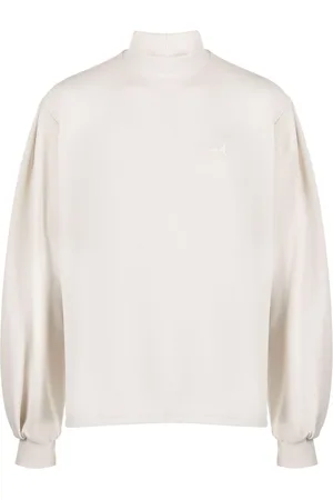 Random Identities Logo-embroidered cotton sweatshirt