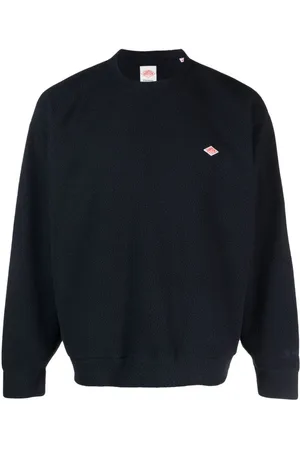 DANTON Logo-patch fleece sweatshirt