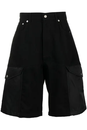 Alexander McQueen Hybrid denim cargo shorts