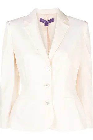 Ralph Lauren Elitsa twill satin-finish blazer