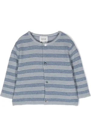 KNOT Vinny Stripes tricot-knit cardigan