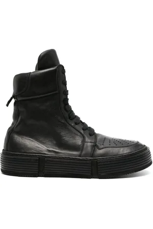 GUIDI GJ06 leather high-top sneakers
