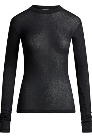 BITE Semi-sheer cotton T-shirt