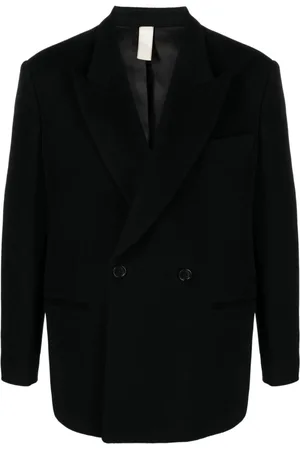 Sunflower Double-breasted wool-blend coat