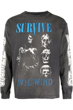 SAINT MXXXXXX Survive graphic-print sweatshirt