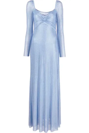 Self-Portrait Rhinestone-embellished maxi dress