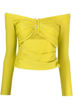 Self-Portrait Cut-out off-shoulder top